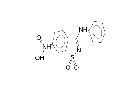 3-anilino-6-nitrobenzoisothiazole-1,1-dioxide