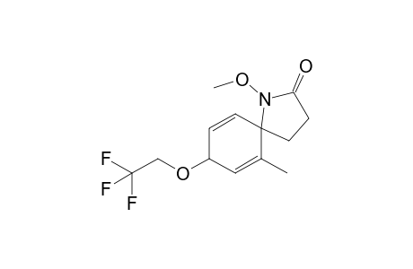 1-Methoxy-6-methyl-8-(2,2,2-trifluoroethoxy)-1-azaspiro[4.5]deca-6,9-dien-2-one