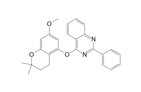 Quinazoline, 4-[(3,4-dihydro-7-methoxy-2,2-dimethyl-2H-1-benzopyran-5-yl)oxy]-2-phenyl-