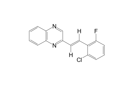 trans-2-(2-chloro-6-fluorostyryl)quinoxaline