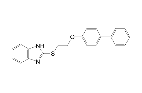 2-((2-([1,1'-biphenyl]-4-yloxy)ethyl)thio)-1H-benzo[d]imidazole