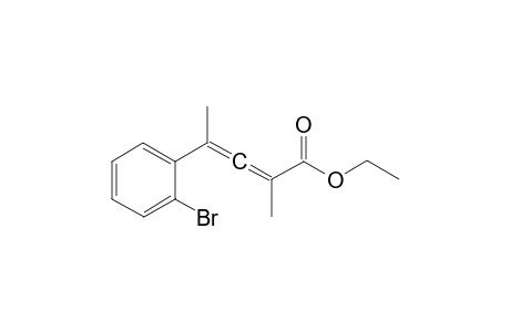 4-(2-Bromo-phenyl)-2-methyl-penta-2,3-dienoic acid ethyl ester