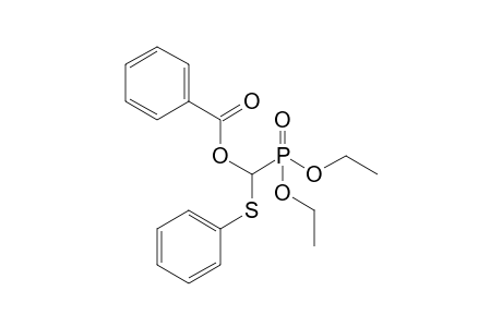 .alpha.Benzoyloxy-.alpha.-(diethoxyphosphinyl)methyl phenyl sulfide