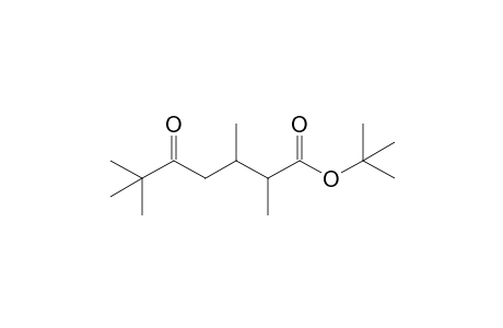 2,3,6,6-tetramethyl-5-oxoheptanoic acid tert-butyl ester