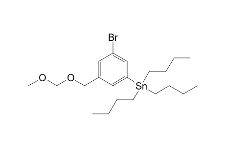 1-Bromo-5-tributylstannyl-3-(methoxymethoxymethyl)benzene
