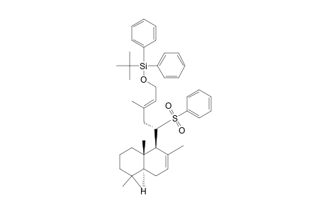 (11S,13E)-11-Benzenesulfonyl-15-(tert-butyldiphenylsilyloxy)labda-7,13-diene