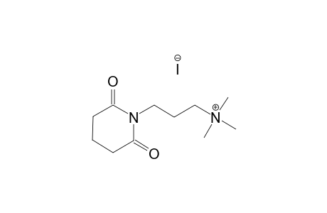 3-(2,6-dioxo-1-piperidinyl)-N,N,N-trimethyl-1-propanaminium iodide