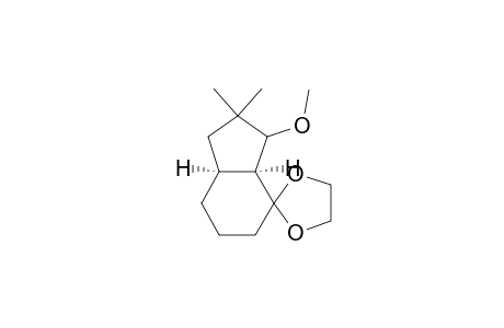 endo-6-methoxy-7,7-dimethyl-cis-bicyclo[3.3.0]octan-2-one-ethyleneacetal
