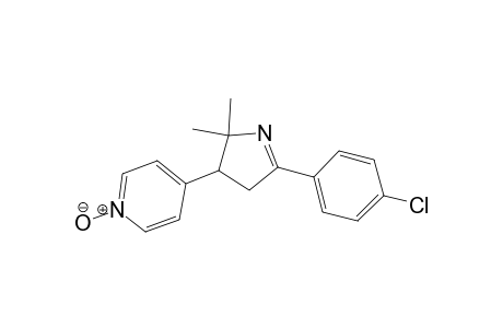 Pyridine, 4-[5-(4-chlorophenyl)-3,4-dihydro-2,2-dimethyl-2H-pyrrol-3-yl]-, N4-oxide