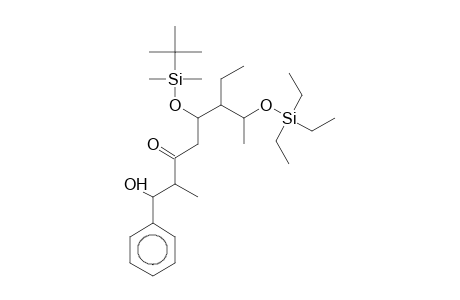 Octan-1-ol-3-one, 6-ethyl-2-methyl-1-phenyl-7-(triethylsilyloxy)-5-(t-butyldimethylsilyloxy)-