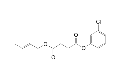 Succinic acid, 3-chlorophenyl but-2-en-1-yl ester