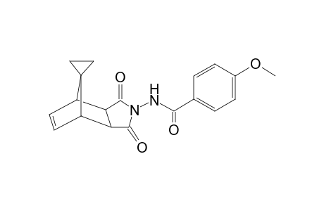 Benzamide, 4-methoxy-N-(1,3,3a,4,7,7a-hexahydro-4,7-methano-1,3-dioxo-8-spiro-cyclopropaneisoindol-2-yl)-