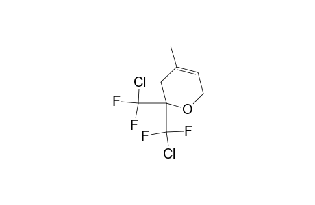 2H-Pyran, 2,2-bis(chlorodifluoromethyl)-3,6-dihydro-4-methyl-
