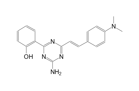2-(4-amino-6-{(E)-2-[4-(dimethylamino)phenyl]ethenyl}-1,3,5-triazin-2-yl)phenol