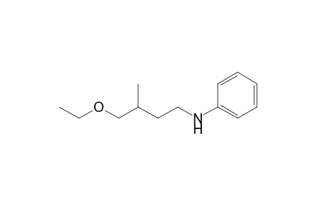 (4-ethoxy-3-methyl-butyl)-phenyl-amine