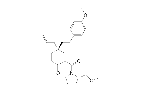 (R)-4-allyl-2-((S)-2-(methoxymethyl)pyrrolidine-1-carbonyl)-4-(4-methoxyphenethyl)cyclohex-2-enone