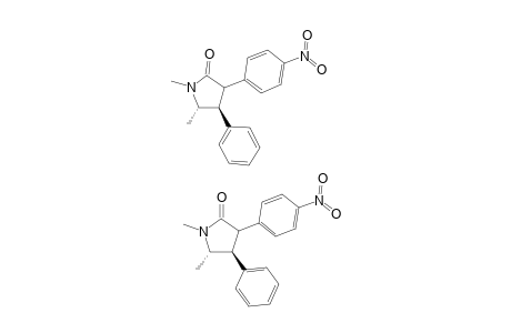 (4S,5S)-1,5-DIMETHYL-3-(4-NITROPHENYL)-4-PHENYLPYRROLIDIN-2-ONE