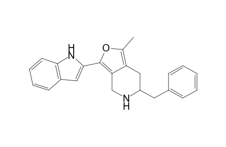 6-Benzyl-4,5,6,7-tetrahydro-3-(indol-2-yl)-1-methylfuro-(3,4-C)-pyridine