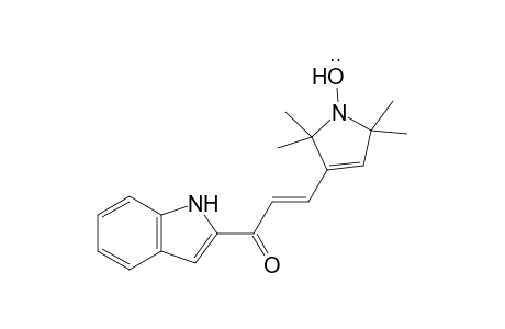 3-[3-(2-Indolyl)-3-oxopropenyl]-2,5-dihydro-2,2,5,5-tetramethyl-1H-pyrrol-1-yloxyl radical