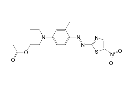 N-(.beta.-Acetoxyethyl)-N-ethyl-3-methyl-4-(5-nitrothiazol-2-ylazo)aniline