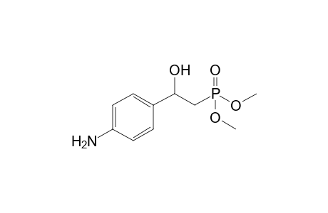 Dimethyl 2-hydroxy-2-(4'-aminophenyl)ethylphosphonate