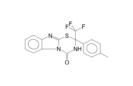 2-TRIFLUOROMETHYL-2-(PARA-TOLYL)-2H-3,4-DIHYDROBENZIMIDAZO[3,2-A]-1,3,5-THIADIAZIN-4-ONE