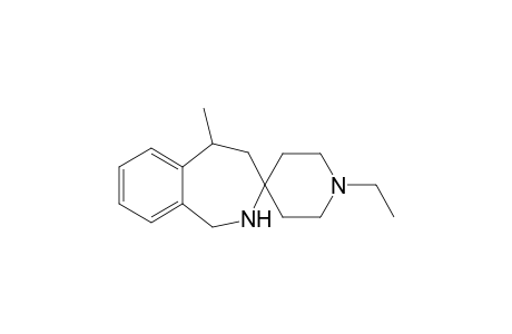 N'-Ethyl-5-methyl-1,2,4,5-tetrahydro-spiro[3H-(2)benzazepine-3,4'-piperidine]
