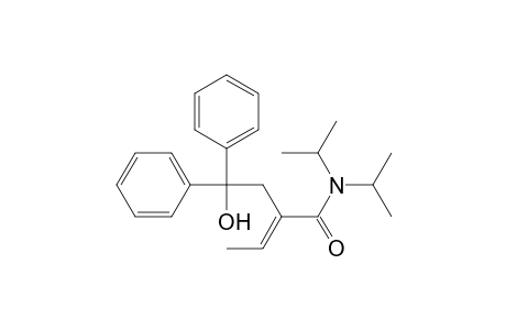 Benzenebutanamide, .alpha.-ethylidene-.gamma.-hydroxy-N,N-bis(1-methylethyl)-.gamma.-phenyl-, (E)-
