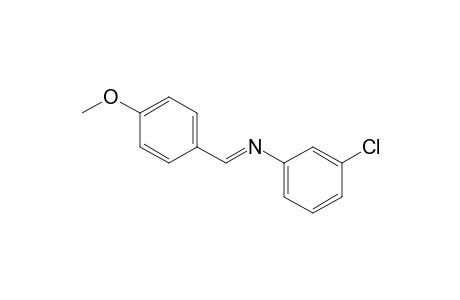 (E)-3-Chloro-N-(4-methoxybenzylidene)aniline