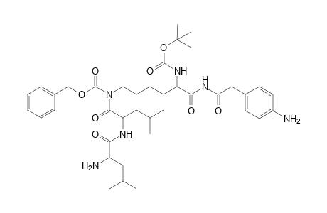 N(2)-(t-Butoxycarbonyl)-L-Leucyl-L-Leucyl-N(6)-(benzyloxycarbonyl)-L-Lysin-4-acetamidoanilide