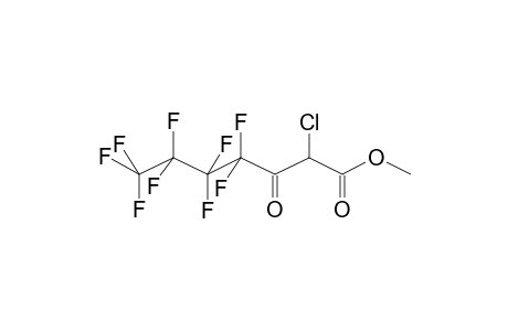 2-CHLORO-4,4,5,5,6,6,7,7,7-NONAFLUORO-3-OXOHEPTANOIC ACID, METHYLESTER (KETO)