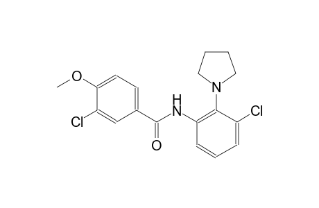 3-chloro-N-[3-chloro-2-(1-pyrrolidinyl)phenyl]-4-methoxybenzamide