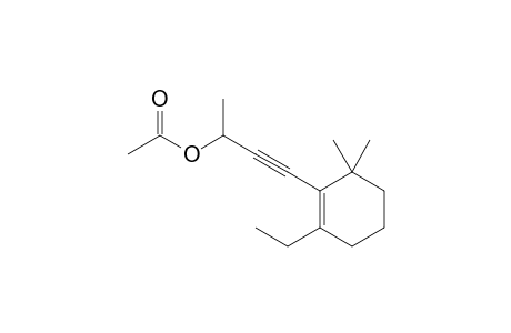 4-(2,2-Dimethyl-6-ethylcyclohex-1-yl)-3-butyn-2-yl acetate