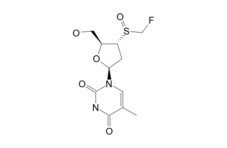 3'-DEOXY-3'-FLUOROMETHYLSULFINYL-THYMIDINE