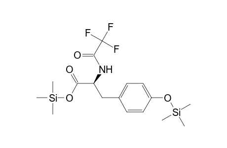 L-Tyrosine, N-(trifluoroacetyl)-O-(trimethylsilyl)-, trimethylsilyl ester
