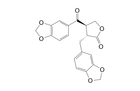 (8R,8'R)-4,4',5,5'-bis[Methyleneoxy]-7'-oxo-Lignano-9,9'-lactone