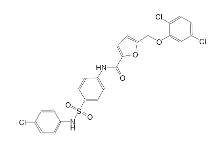 N-{4-[(4-chloroanilino)sulfonyl]phenyl}-5-[(2,5-dichlorophenoxy)methyl]-2-furamide