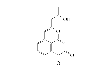 2-(2-Hydroxypropyl)benzo[de]chromene-7,8-dione