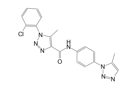 1H-1,2,3-triazole-4-carboxamide, 1-(2-chlorophenyl)-5-methyl-N-[4-(5-methyl-1H-1,2,3-triazol-1-yl)phenyl]-