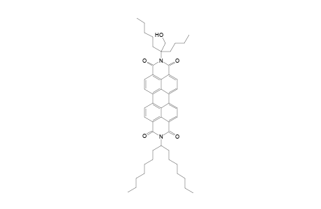9-(1"'-Heptyloctyl)-2-[2'-butyl-2'-(hydroxymethyl)hexyl}-anthra[2,1,9-def : 6,5,10-d'e'f']disiquinoline-1,3,8,10-tetraone