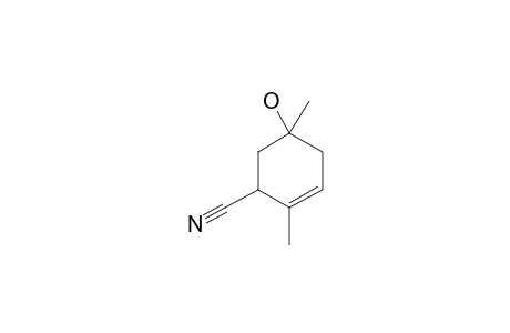 3,6-DIMETHYL-3-HYDROXY-5-CYCLOHEXEN-1-CARBONITRILE