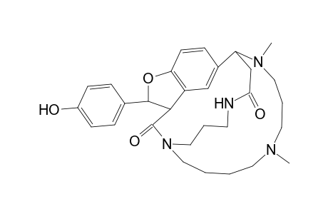 4H-1,16-Etheno-5,15-(propaniminoethano)furo[3,4-l][1,5,10]triazacyclohexadecine-4,21-dione, 3,3a,6,7,8,9,10,11,12,13,14,15-dodecahydro-3-(4-hydroxyphenyl)-10,14-dimethyl-