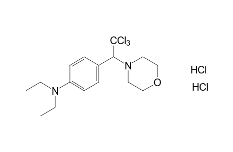 4-[p-(diethylamino)-alpha-(trichloromethyl)benzyl]morpholine, dihydrochloride