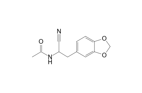 N-[2-(1,3-benzodioxol-5-yl)-1-cyano-ethyl]acetamide