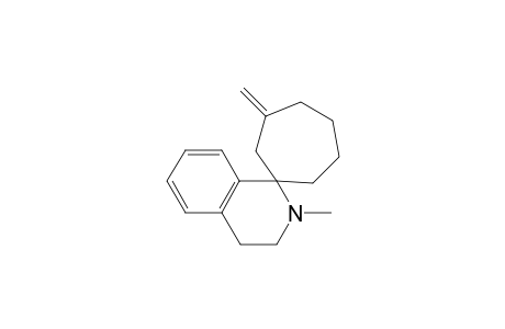 2-Methyl-3'-methylene-spiro[3,4-dihydroisoquinoline-1,1'-cycloheptane]
