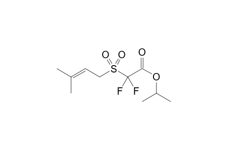 1-(isopropoxycarbonyl-difluoromethylsulfonyl)-3-methyl-2-butene