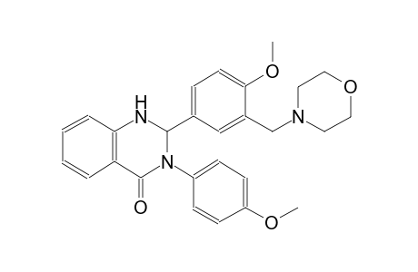 2-[4-methoxy-3-(4-morpholinylmethyl)phenyl]-3-(4-methoxyphenyl)-2,3-dihydro-4(1H)-quinazolinone