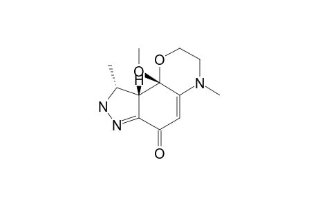 4,9-DIMETHYL-9B-METHOXY-3,4,8,9,9A,9B-HEXAHYDRO-PYRAZOLO-[3,4-H]-[1,4]-BENZOXAZIN-6(2H)-ONE