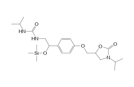 4-[(2-oxo-N-isopropyloxazolidin-5-yl)methoxy]-1-[2-{(N-isopropylamino)carbonylamino}-1-(trimethylsilyloxy)ethyl]benzene