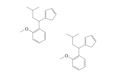 1-[1-(CYCLOPENTA-1,3-DIEN-1-YL)-3-METHYLBUTYL]-2-METHOXYBENZENE;TAUTOMER-1